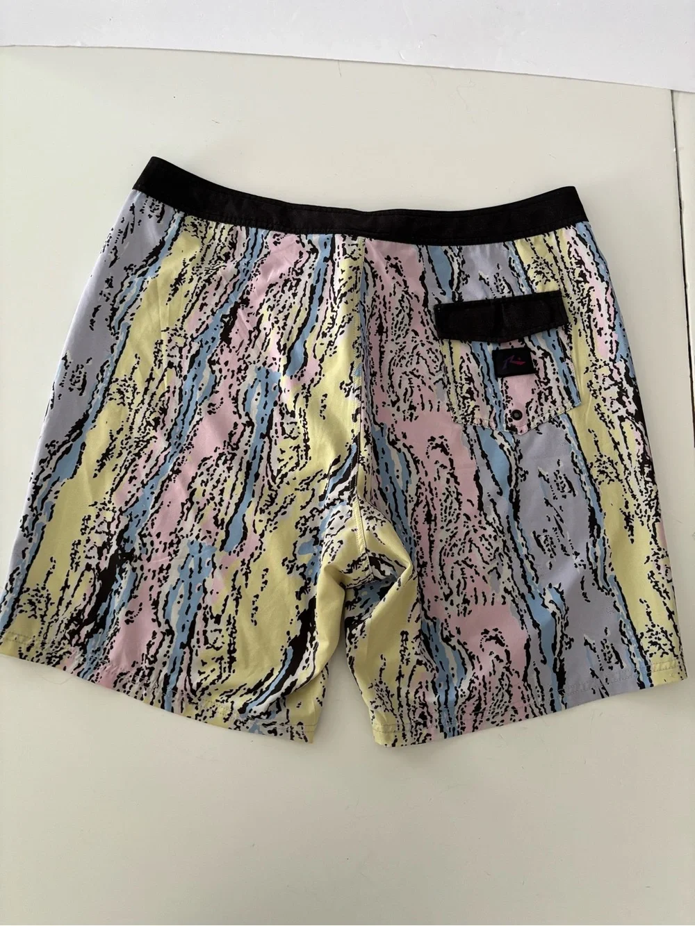 Rusty Men’s Multi-Color Swim Trunks Size 38
